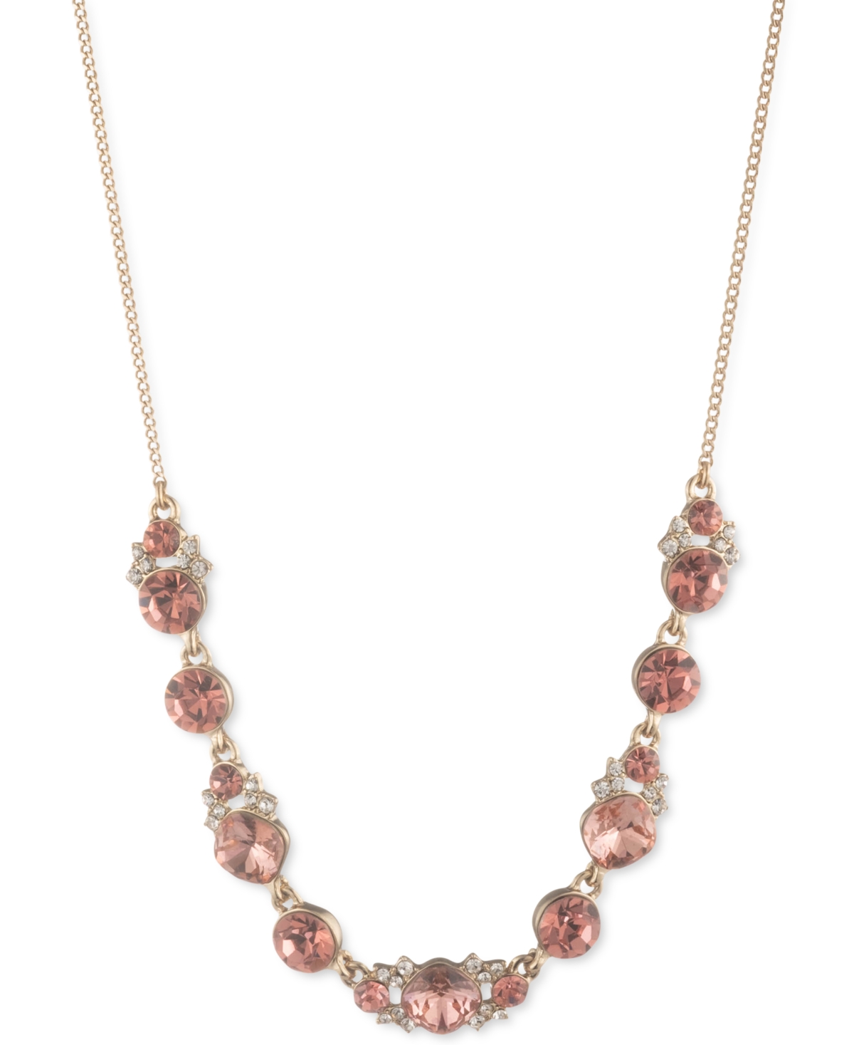 Givenchy Bijoux Givenchy Pave Color Crystal Statement Necklace 16 3 extender Smart Closet