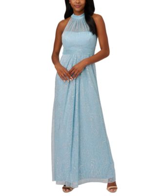 chinese dress ladies Lace Halter A-line Bridal Gown by Adrianna Papell 31189