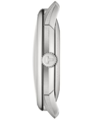 Men's Swiss Automatic Chemin des Tourelles Powermatic 80 Stainless Steel Bracelet Watch 42mm