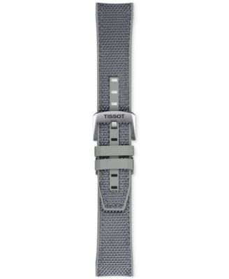 Men's Swiss Chronograph Seastar 1000 Gray Textile Strap Watch 46mm