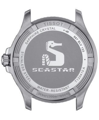Men's Swiss Seastar 1000 Stainless Steel Bracelet Watch 40mm