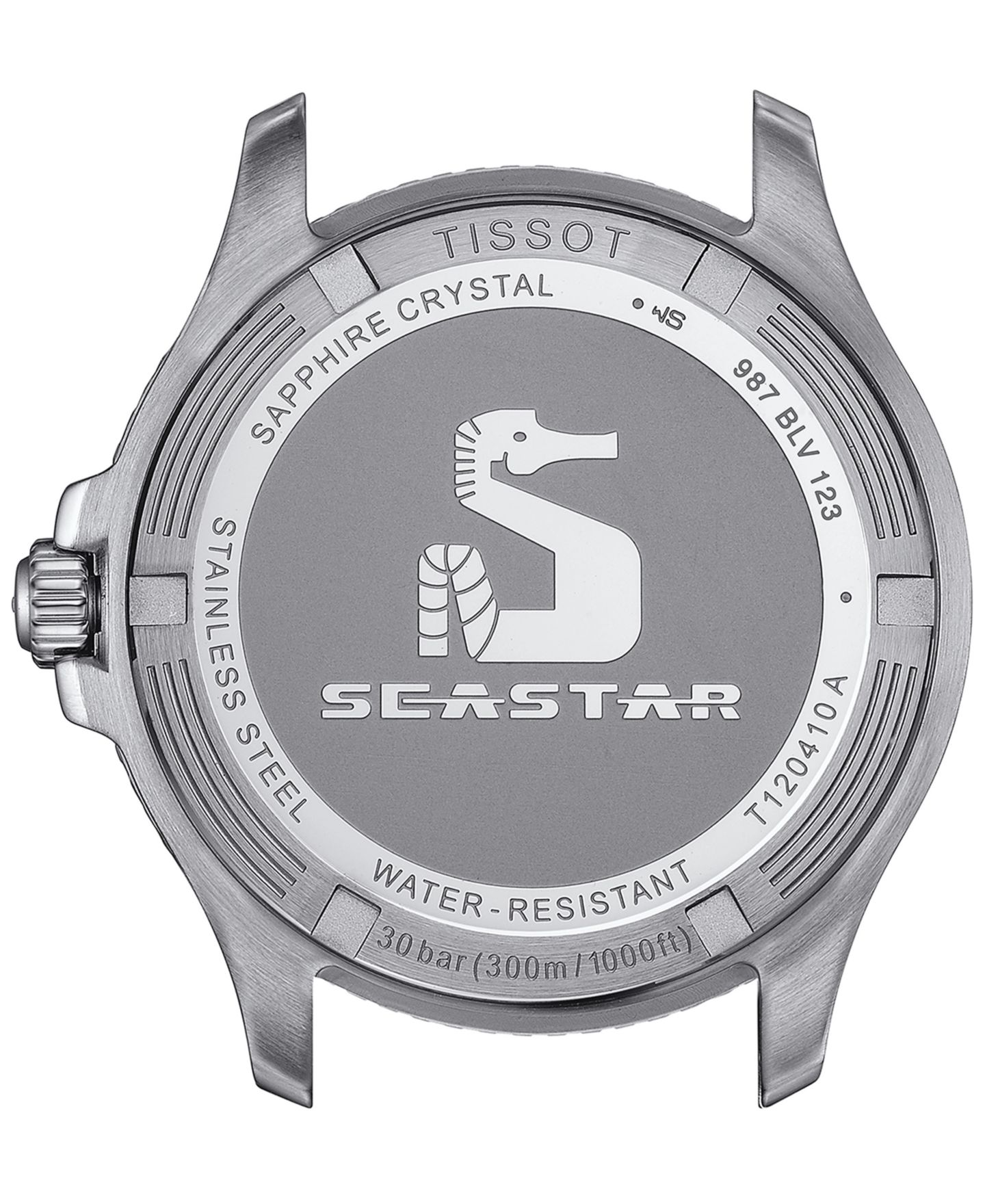 Мужские часы Tissot Swiss Seastar 1000 Stainless Steel Bracelet Watch 40mm — фото 3