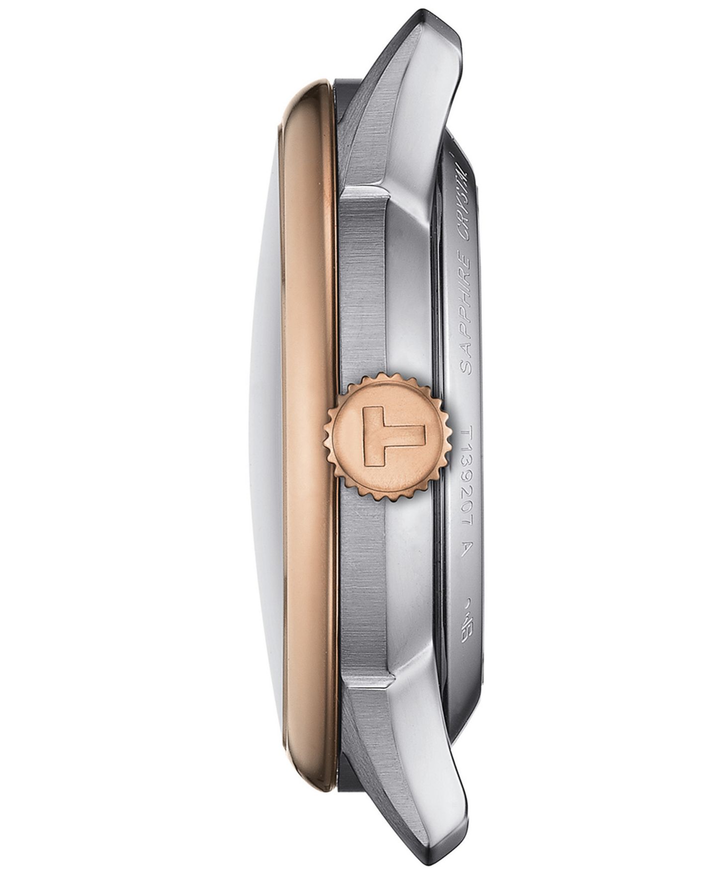 Женские часы Tissot Swiss Automatic Chemin des Tourelles Powermatic 80 Two-Tone Stainless Steel Bracelet Watch 34mm — фото 2