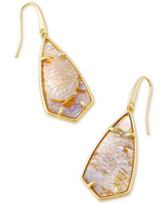Kendra Scott - 14k Gold-Plated Abalone Drop Earrings