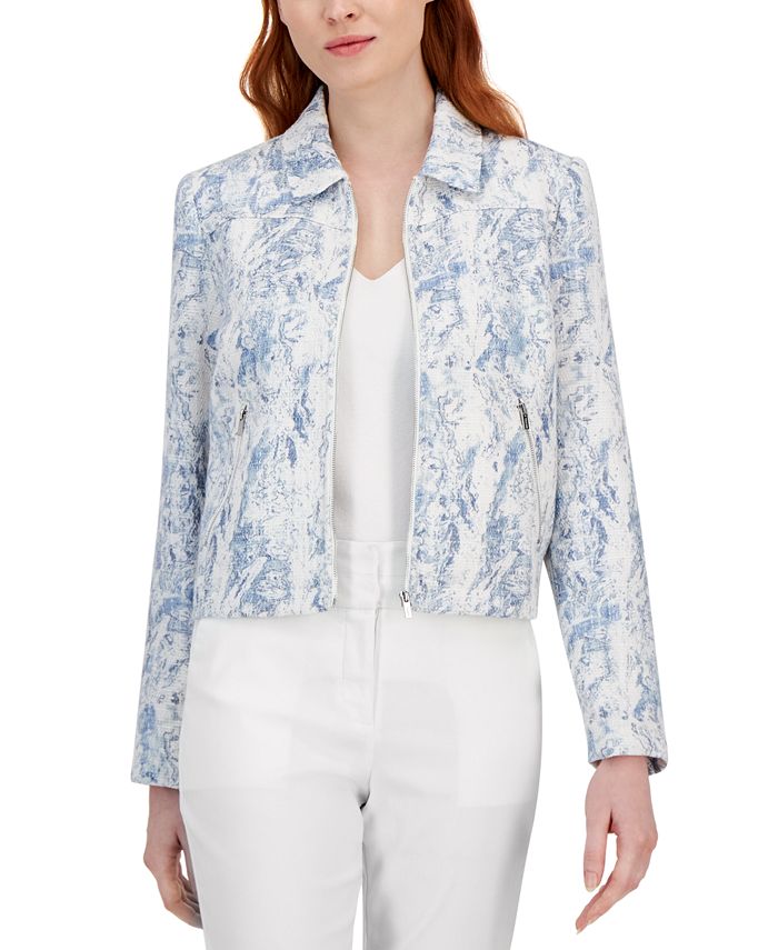 Tahari moto jacket hot sale