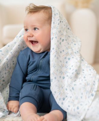 Baby Boys or Baby Girls Muslin Swaddles, Pack of 4