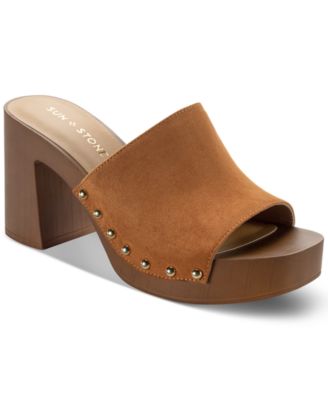Sun + Stone - Twiggyy Studded Platform Dress Sandals