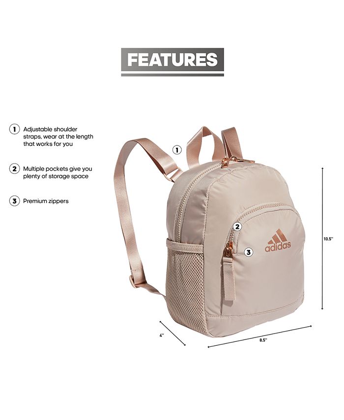 adidas Women's Linear 3 Mini Backpack & Reviews Activewear Women