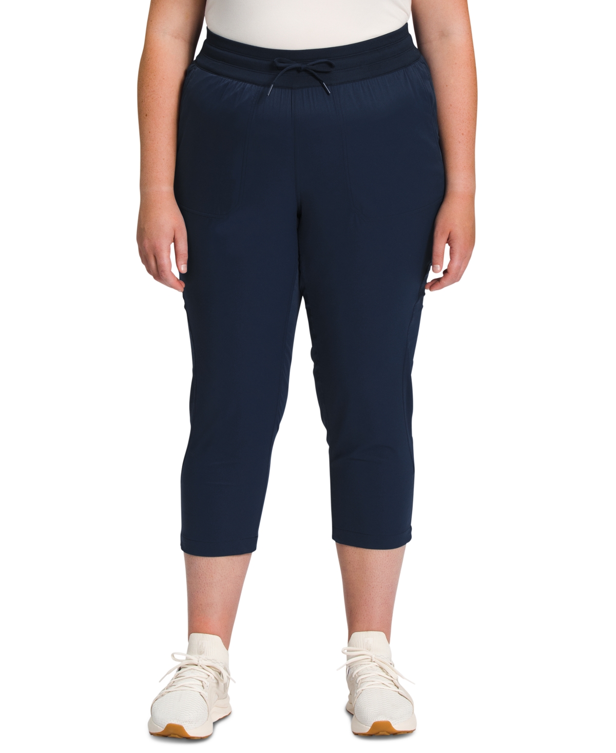 The North Face Plus Size Aphrodite Motion Capri Pants In Summit Navy