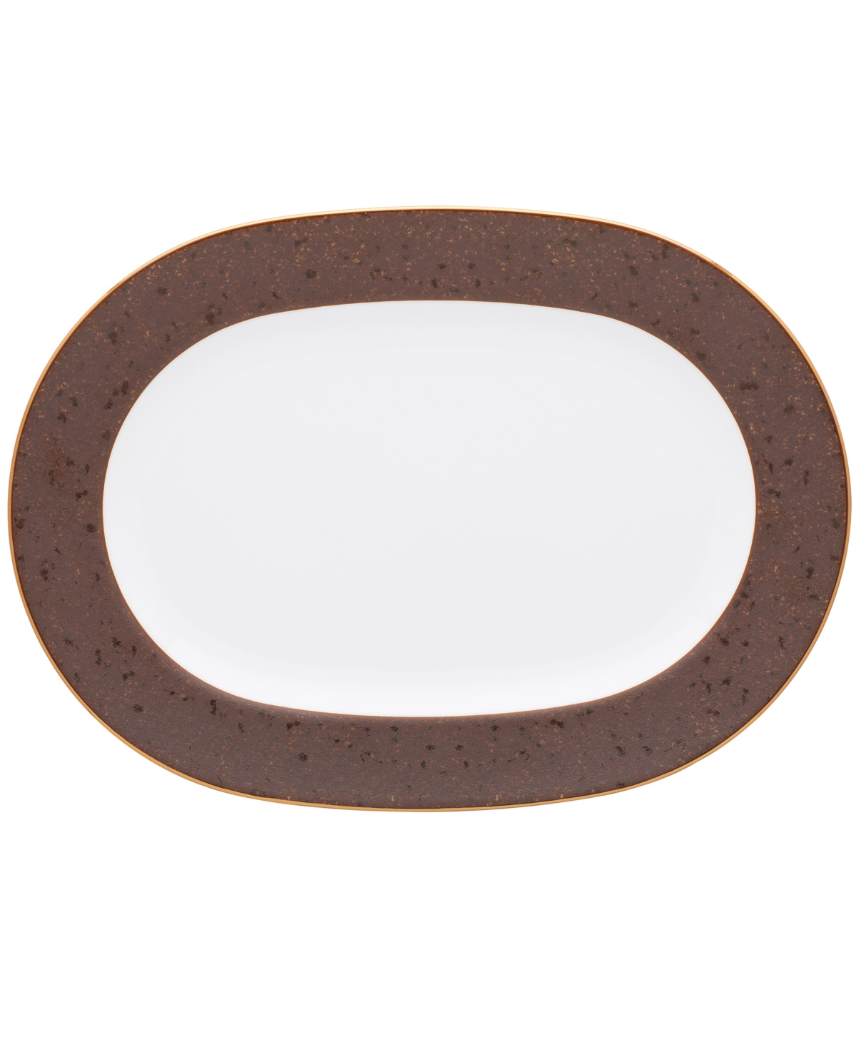 Noritake Tozan Oval Platter, 14" In Brown
