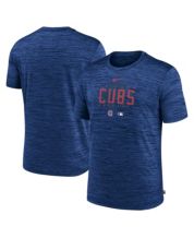 Chicago Cubs '47 Women's Match Tri-Blend Notch Neck T-Shirt - Royal
