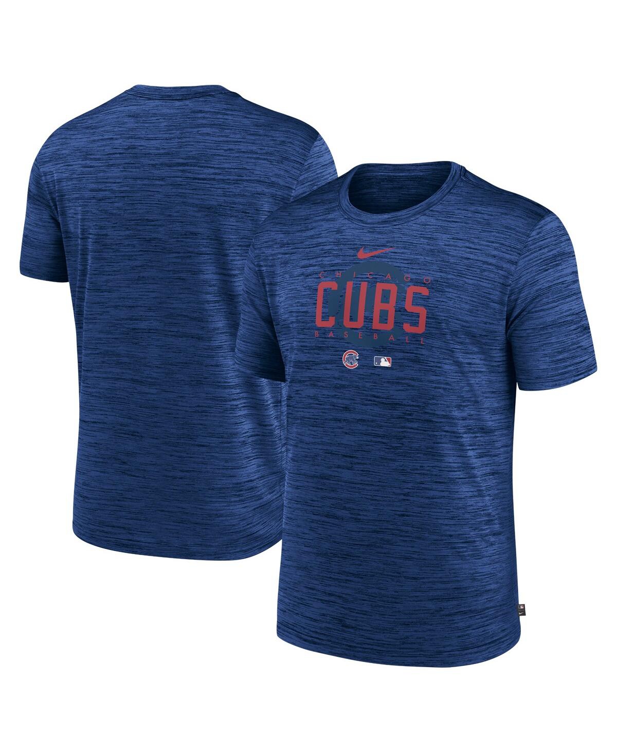 Nike Men's  Royal Chicago Cubs Authentic Collection Velocity Performance Practice T-shirt