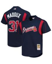 Mitchell & Ness Youth Atlanta Braves Chipper Jones Navy Cooperstown Collection Mesh Batting Practice Jersey