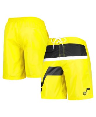 Men's Gold Utah Jazz Sea Wind Swim Trunks