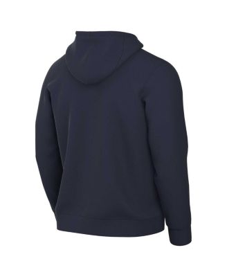 Men's Navy Philadelphia 76ers 2022/23 Spotlight On-Court Practice Performance Pullover Hoodie