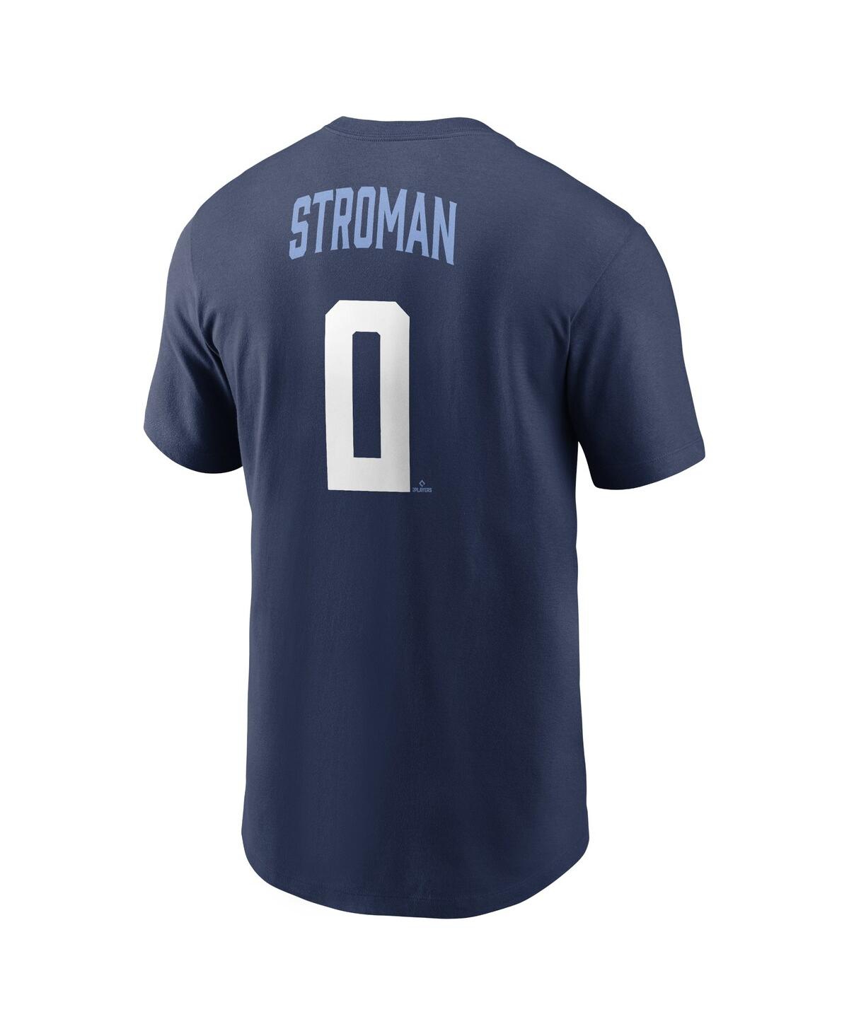 Men's Nike Marcus StromanChicago Cubs City Connect Name and Number T-shirt - Navy