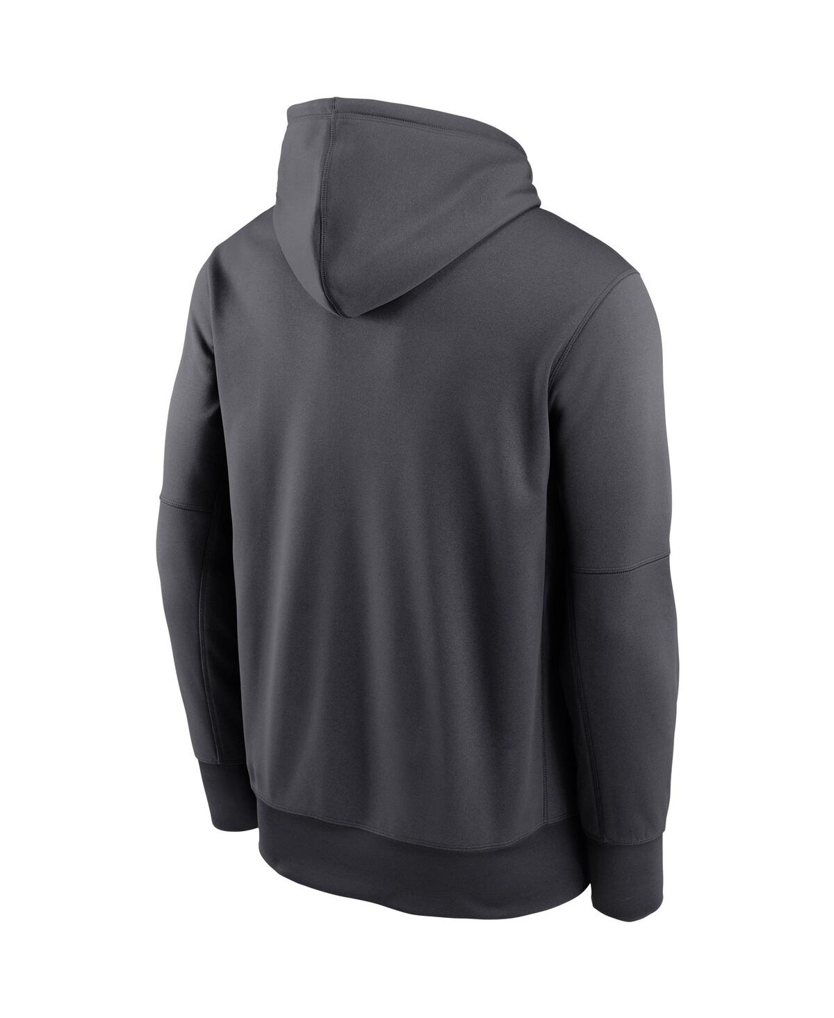 Shop Nike Men's  Anthracite Colorado Rockies Season Pattern Pullover Hoodie