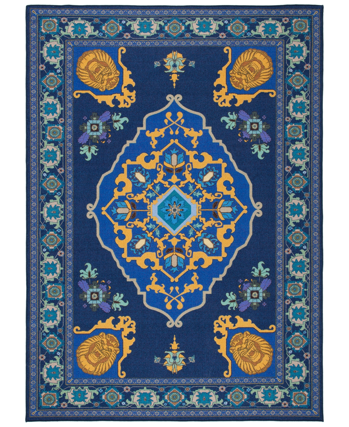 Safavieh Disney Washable Rugs Magic Carpet 6'7" X 9' Area Rug In Purple