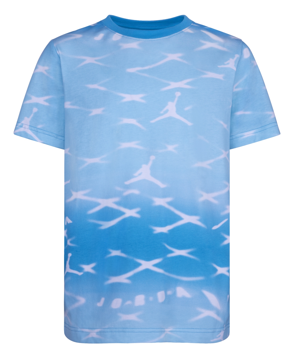 Jordan Big Boys Essentials Short Sleeves T-shirt In Aquatone