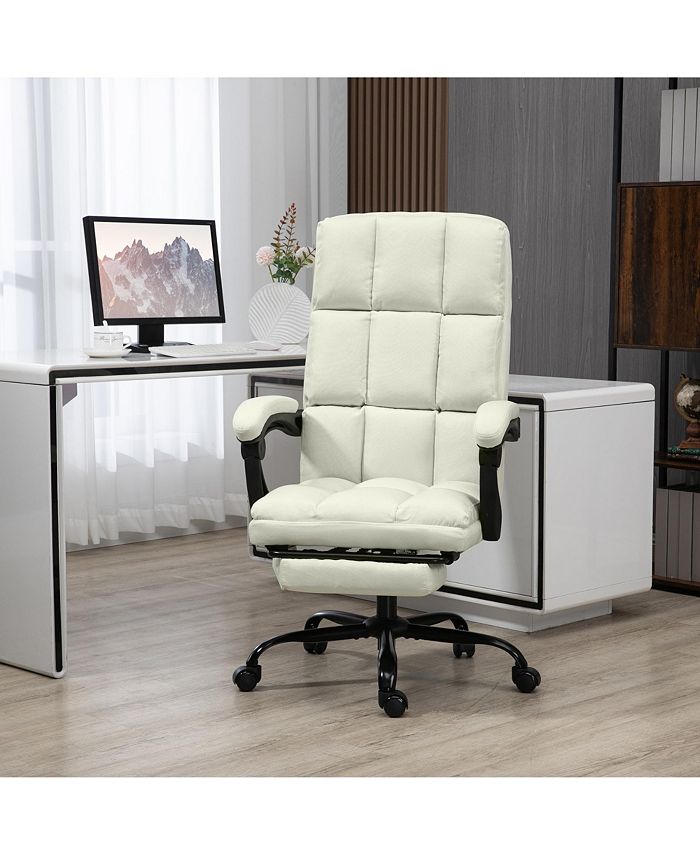 Vinsetto HighBack Vibration Massaging Office Chair, Reclining Office