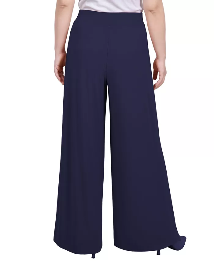 Petite Mid Rise Pull On Wide-Leg Palazzo Pant, In Petite & Petite Short - thumbnail 2