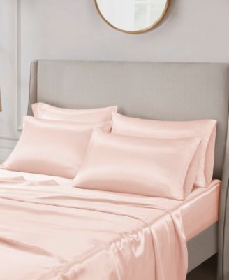 Satin Luxury 6-Pc. Sheet Set, Queen