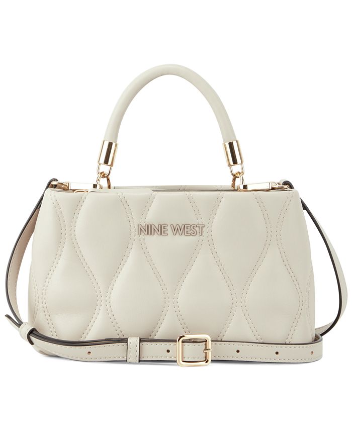 Buy Nine West DONELLA Logo Metal Mini Satchel Bag In Black | 6thStreet UAE
