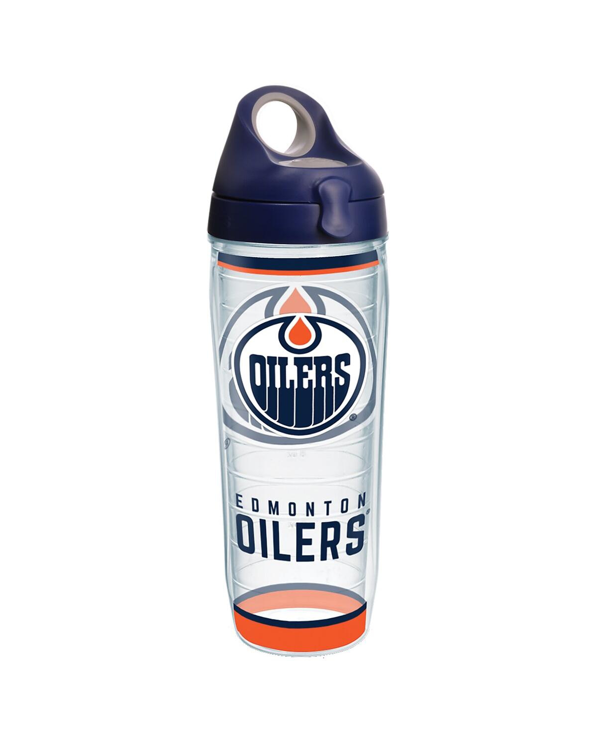 Tervis Tumbler Edmonton Oilers 24 oz Tradition Classic Water Bottle In Clear,navy