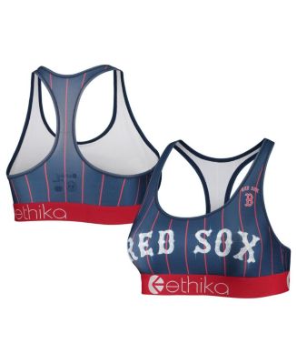Ethika Women's Navy Boston Red Sox Slugger Bra - Macy's