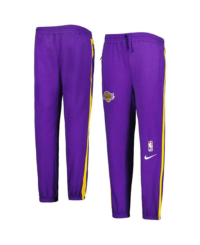 Los Angeles Lakers Nike Authentic Showtime Performance Full-Zip Hoodie -  Purple