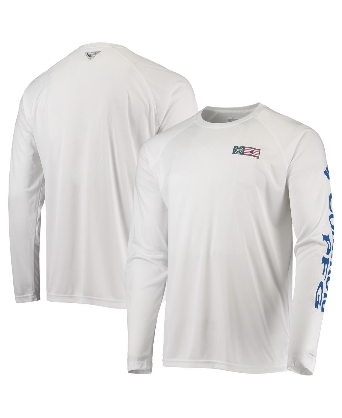 Men's Texas Rangers Columbia Royal Tamiami Omni-Shade Button-Down Shirt