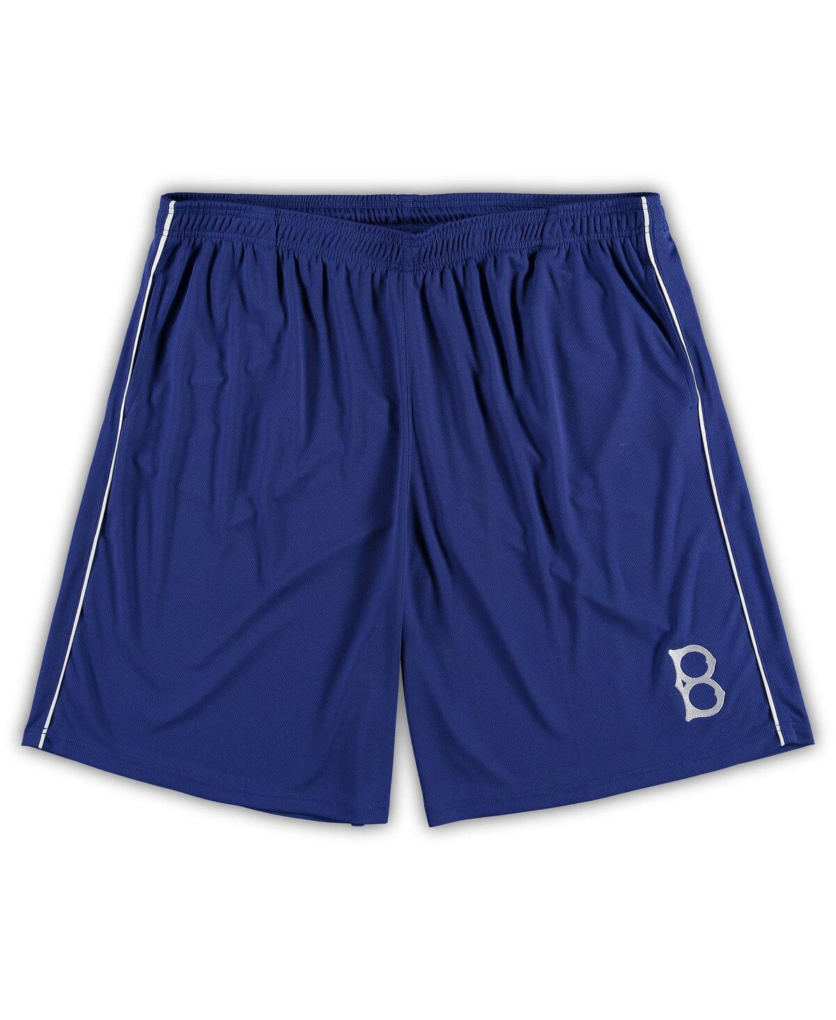 Shop Profile Men's Royal Brooklyn Dodgers Big And Tall Cooperstown Collection Mesh Shorts