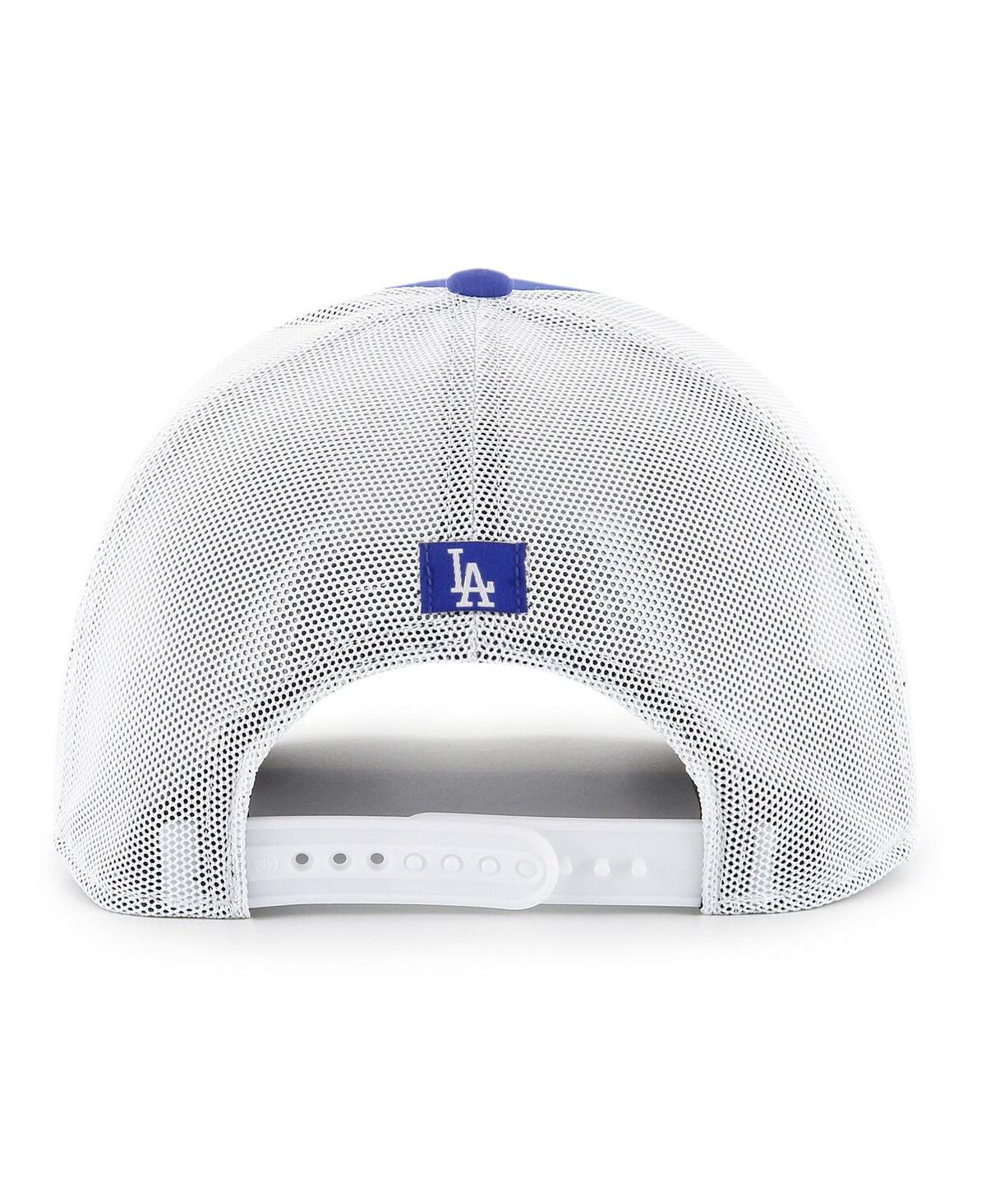 Shop 47 Brand Men's ' Royal, White Los Angeles Dodgers Spring Training Burgess Trucker Snapback Hat In Royal,white