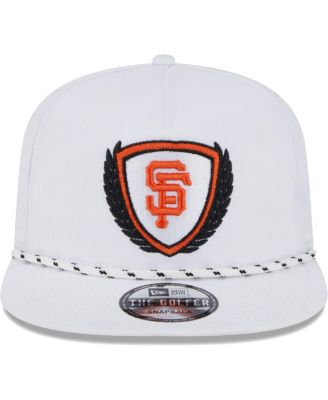 Men's White San Francisco Giants Golfer Tee 9FIFTY Snapback Hat