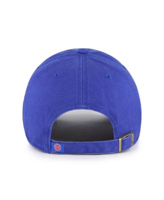 Men's Blue Detroit Pistons Team Logo Clean Up Adjustable Hat