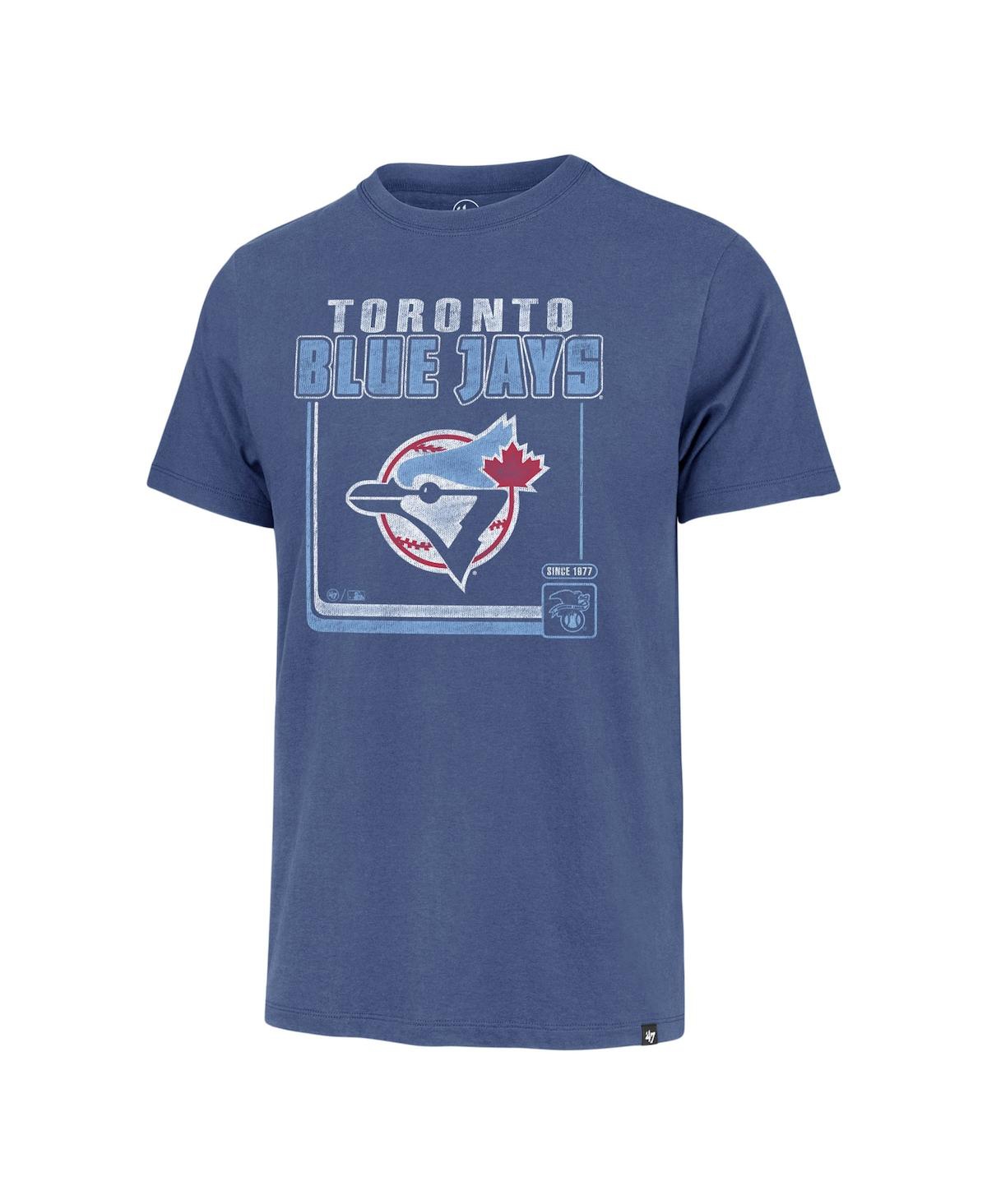 Men's '47 BrandToronto Blue Jays Borderline Franklin T-shirt - Royal