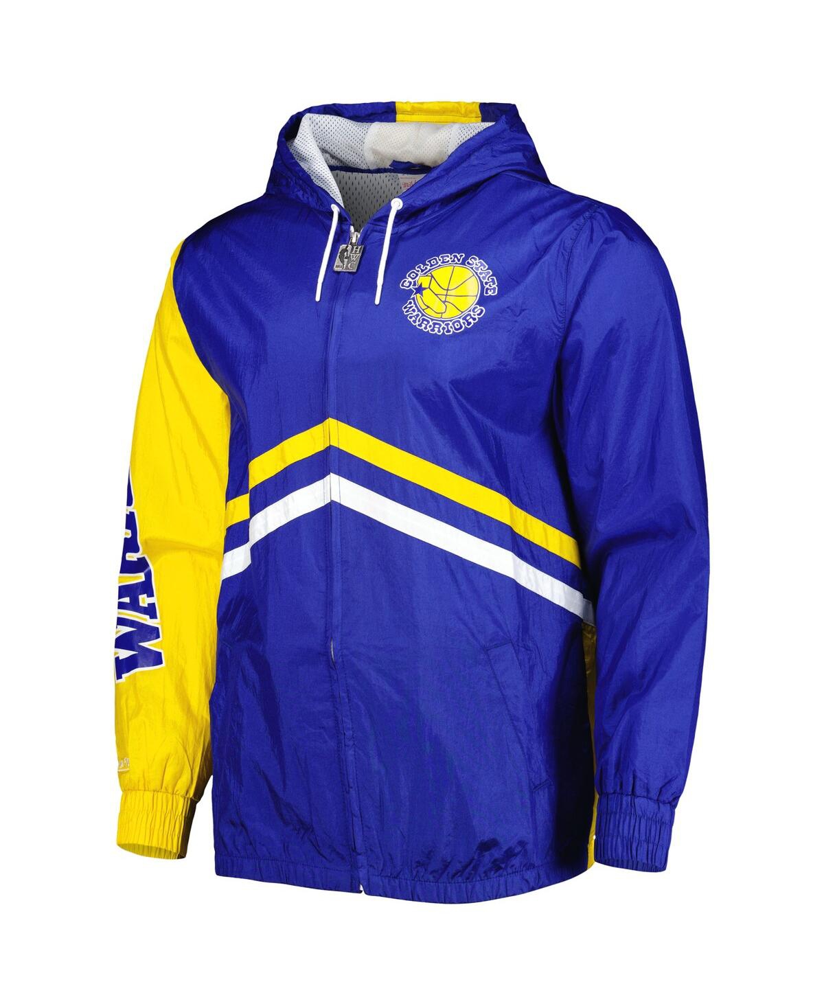 Mitchell & Ness Men's  Royal Golden State Warriors Undeniable Full-zip Windbreaker Jacket In Royal