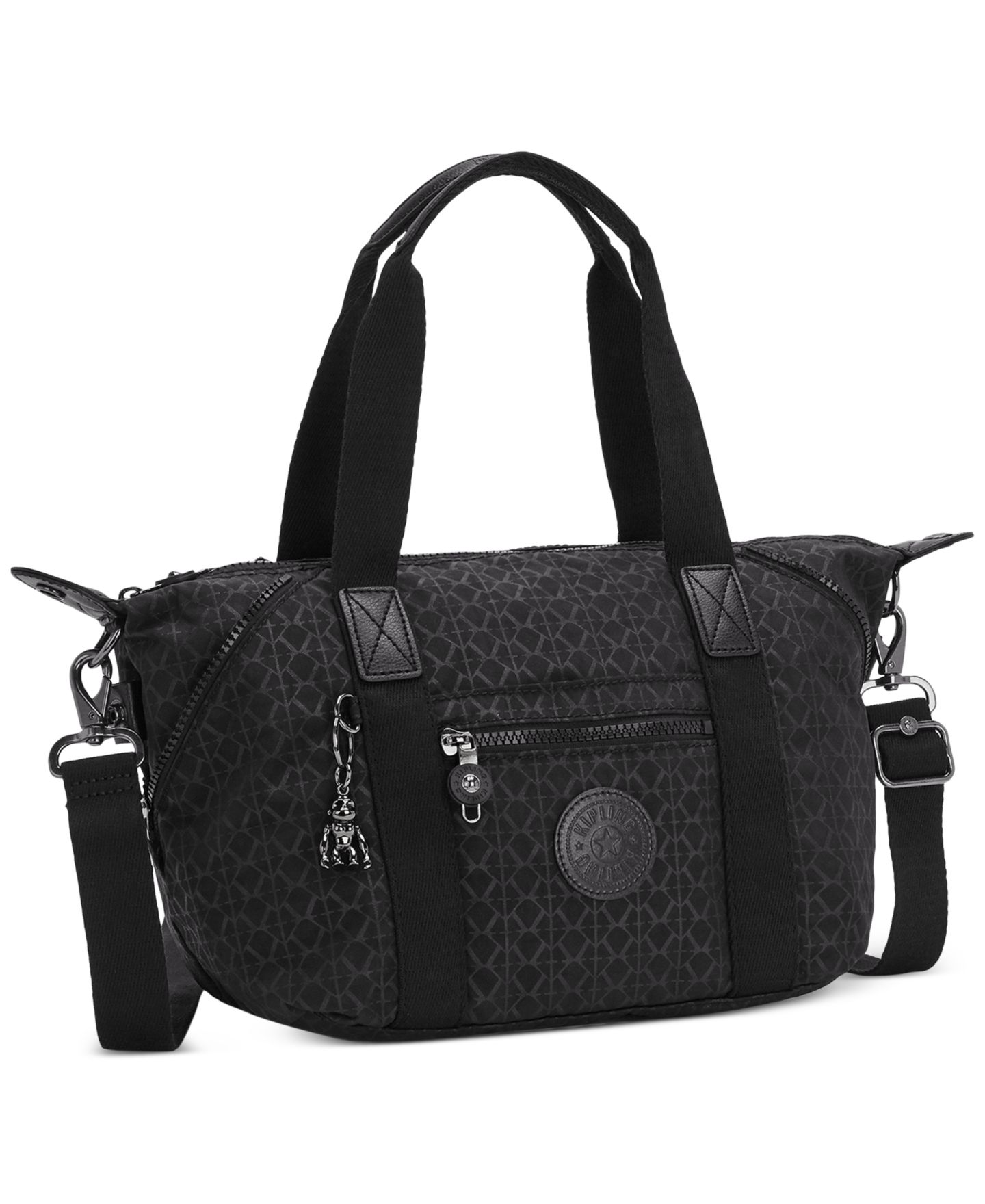 Женская сумка Kipling Art Mini Zippered Shoulder, цвет: Signature Emb — фото 3
