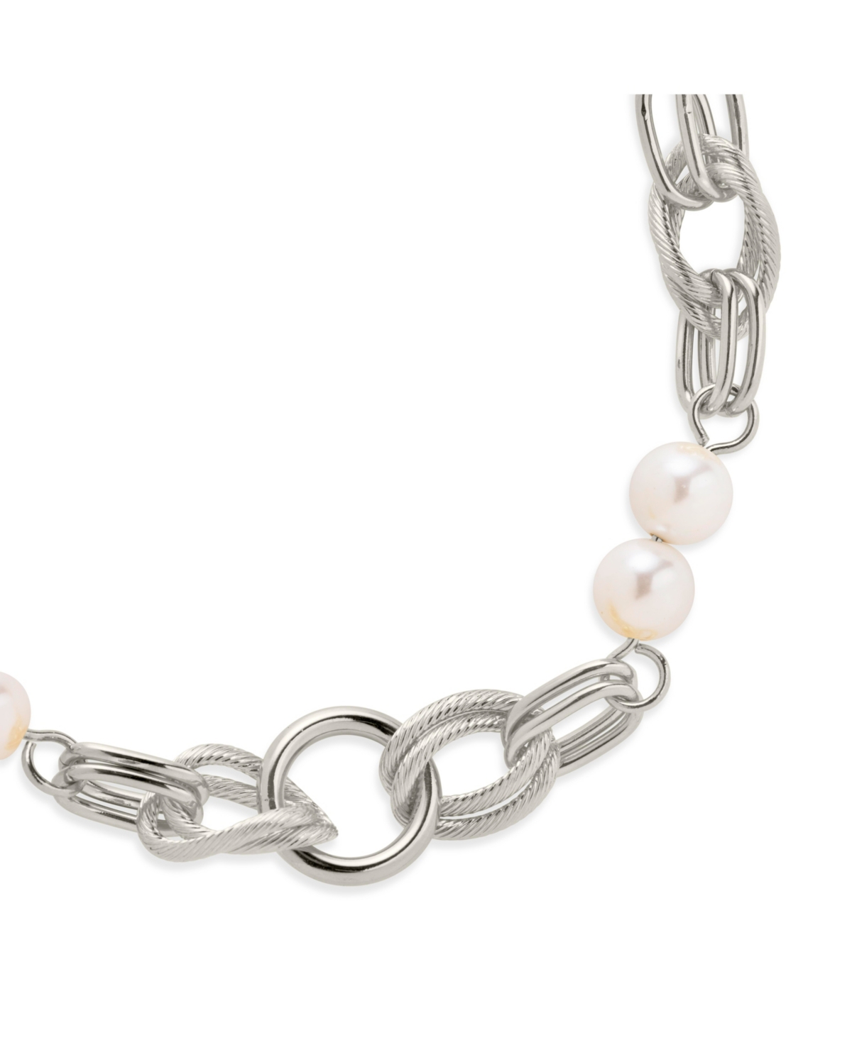 Sterling Forever Ivanna Imitation Pearl Bracelet