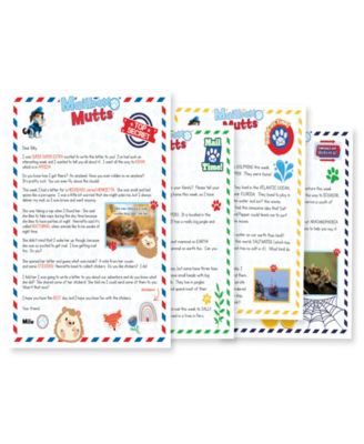 Mailbox Mutts 25 Piece Plush Play Carry Along Set