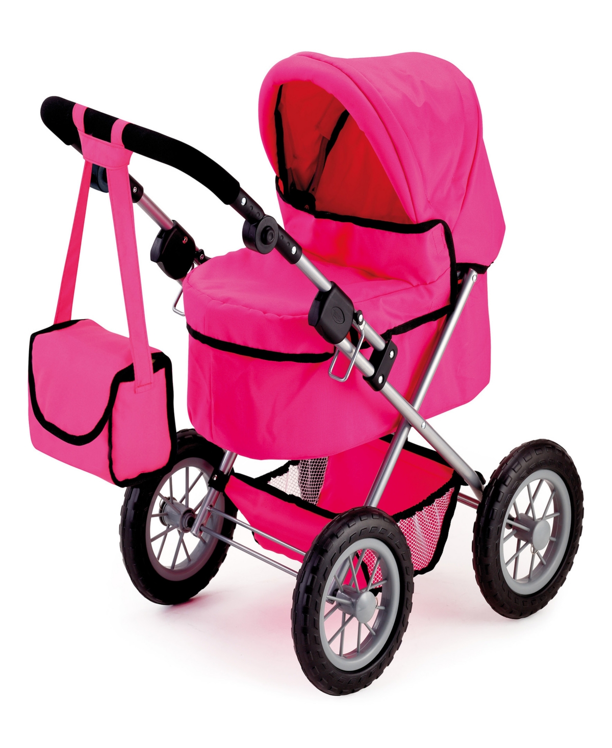 Bayer Design Kids' Dolls Hot Pink Trendy Pram In Multi