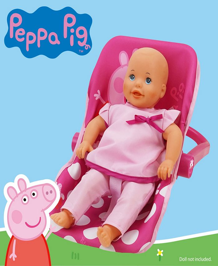 Peppa Pig Baby Doll Pink White Dots Car Seat Macy's