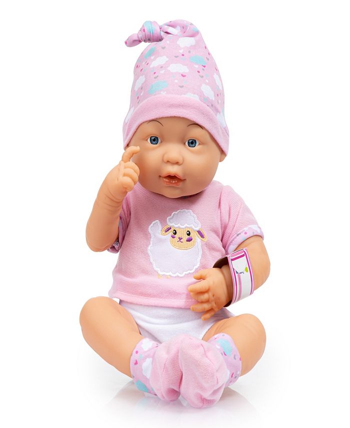 Bayer Design Dolls Pink, Sheep New Born Baby - Macy's