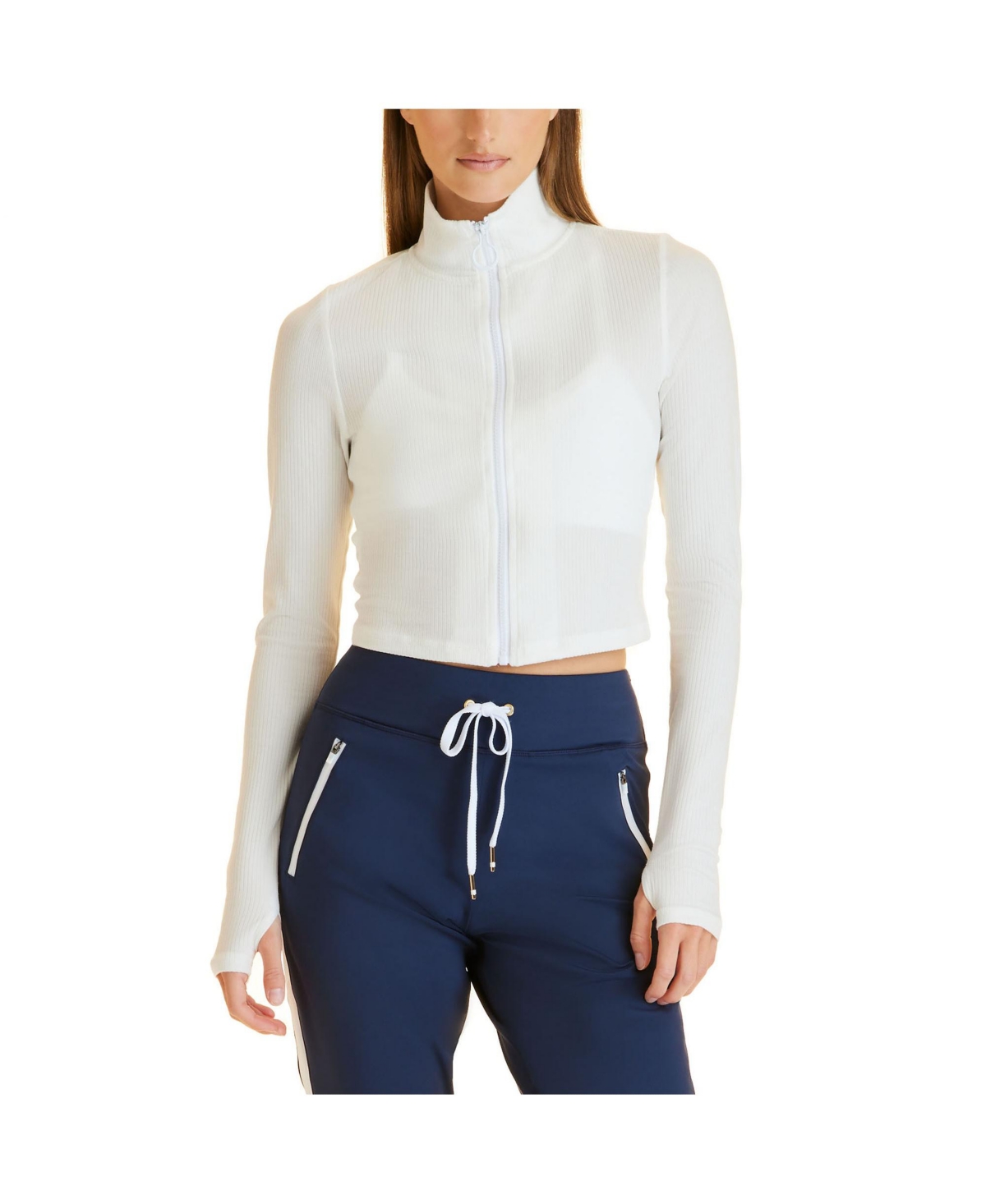 Alala Adult Women Rise Zip Up Jacket In White