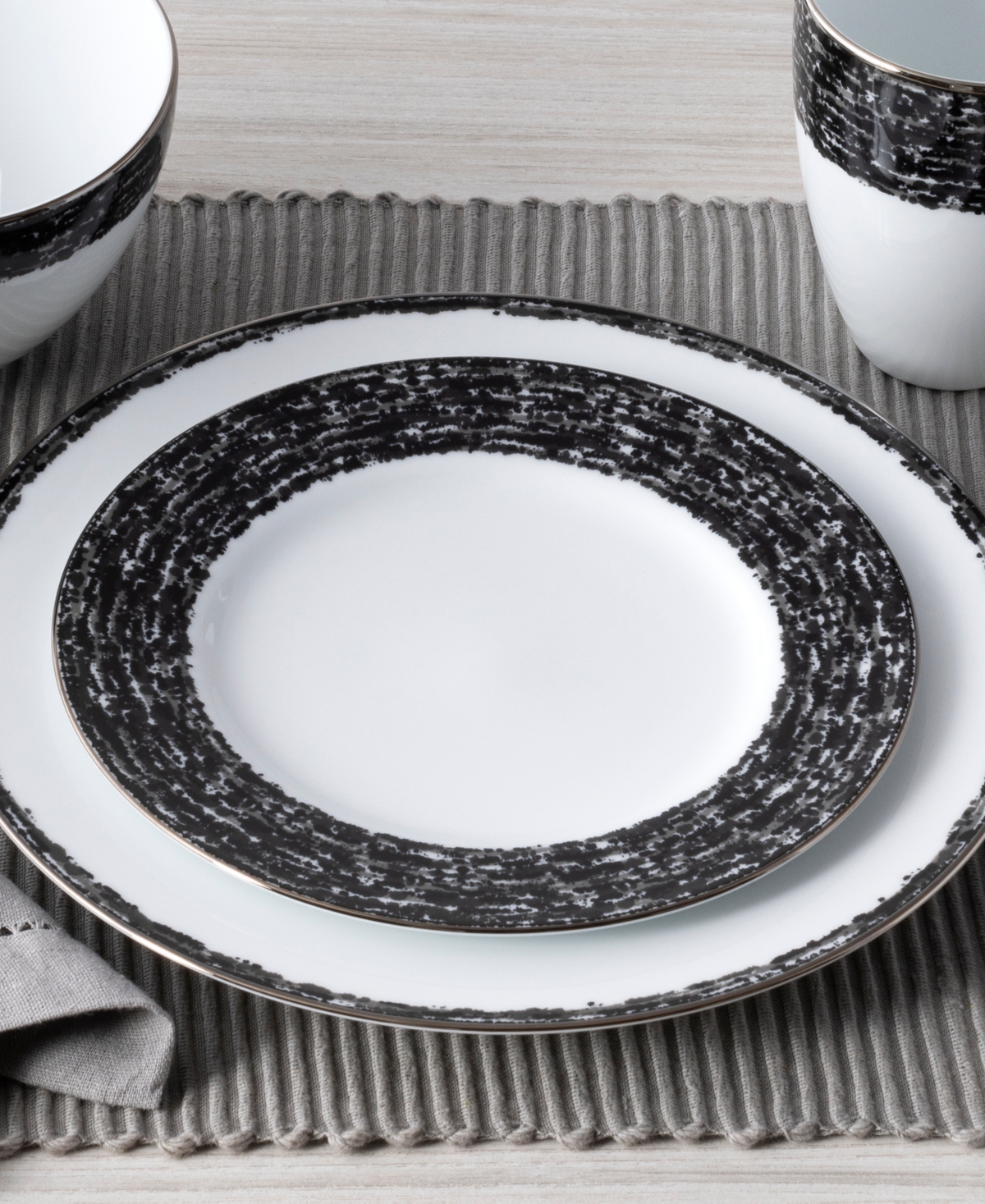 Noritake Rill Set of 4 Salad Plates, Service for