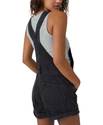 Women's Ziggy Cotton Adjustable-Straps Shortalls