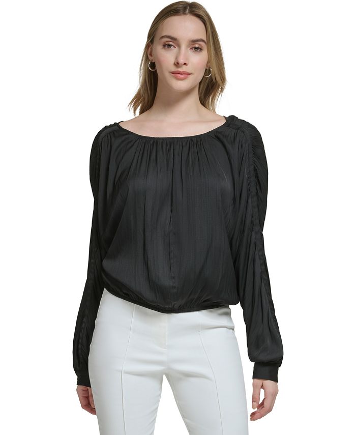 Calvin klein boat neck top clearance
