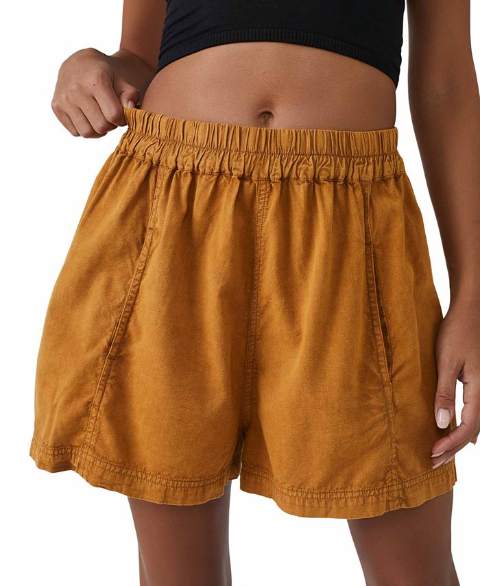 Women's Pull On Bungee Poplin Shorts