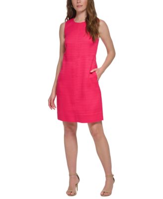 Tommy Hilfiger Petite Hopsack Shift Dress Macy s