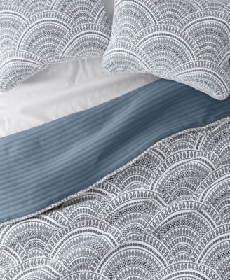 Scallop Reversible 3-Pc. Lightweight Quilt Set, Full/Queen